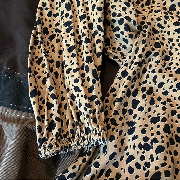 Gap Cheetah print, long sleeve dress - Picture 4 of 4